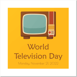 world television day Posters and Art